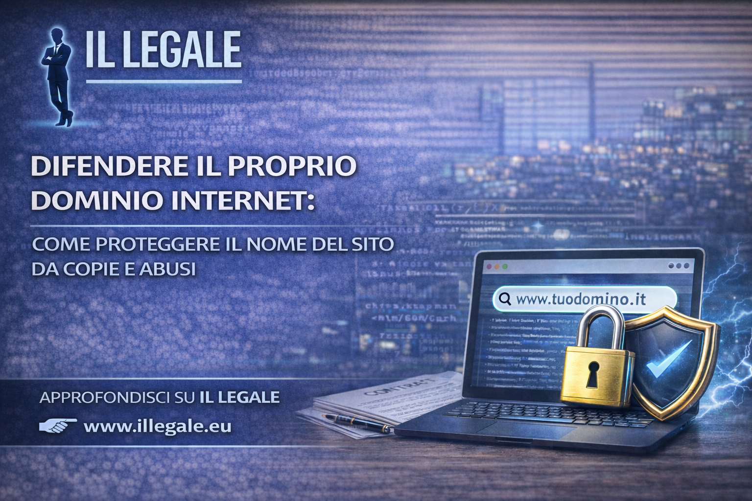 Difendere il proprio dominio internet: come proteggere il nome del sito da copie e abusi