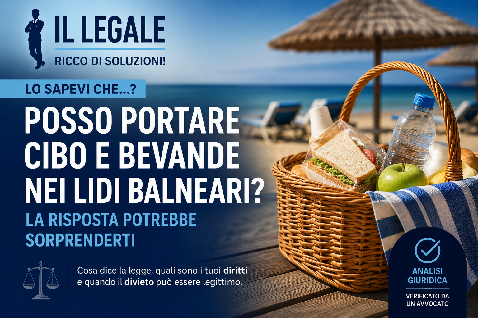 🏖️ Posso portare cibo e bevande nei lidi balneari? La risposta potrebbe sorprenderti